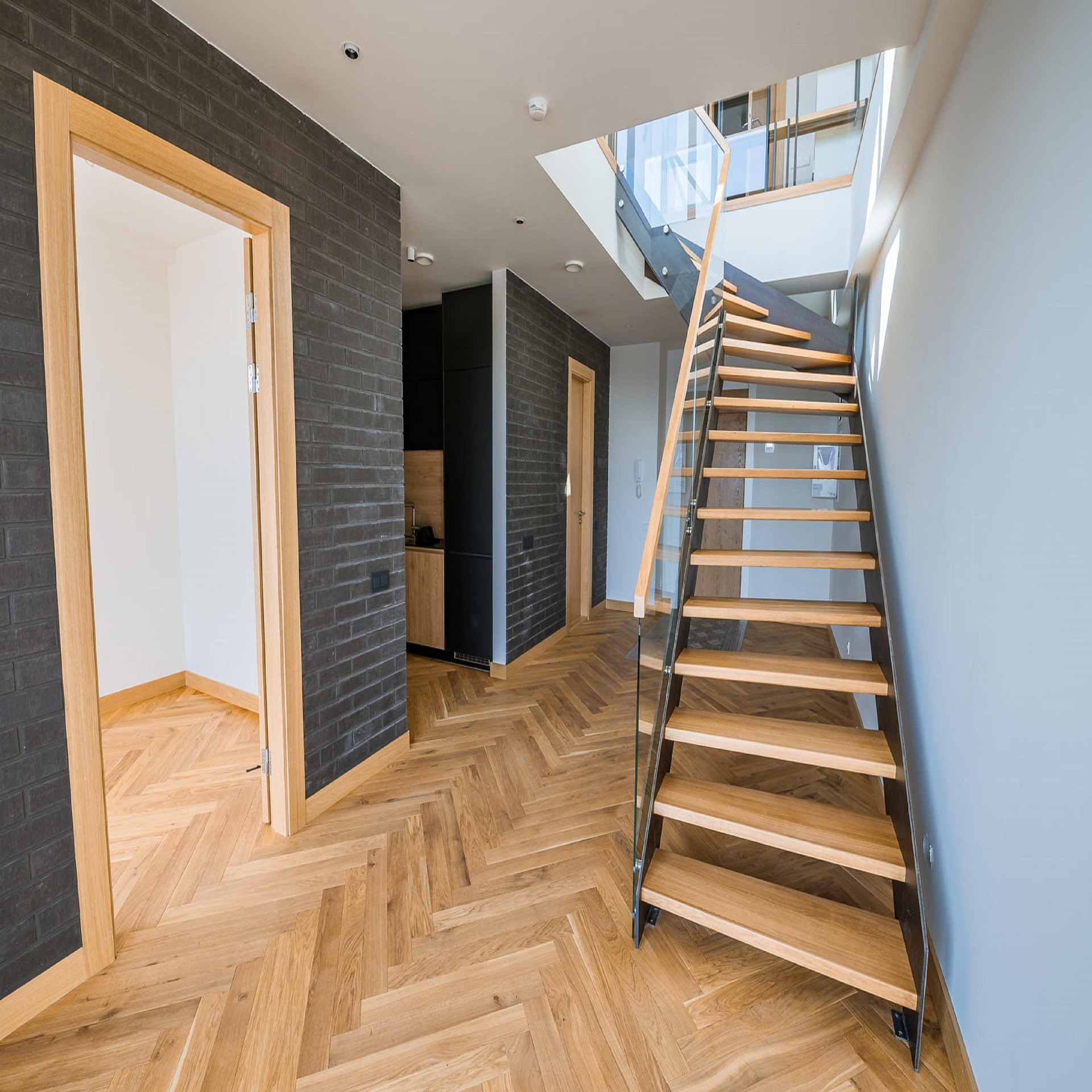 Beautiful hardwood floor installation